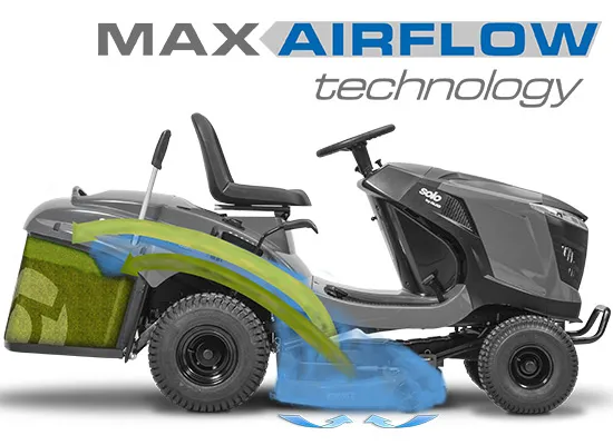 MaxAirflow | solo® by AL-KO Comfort Pro trädgårdstraktorerna